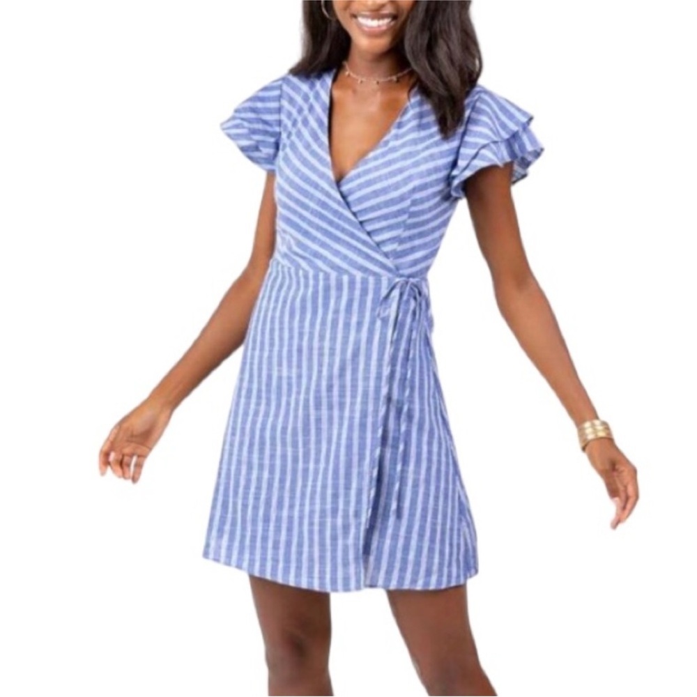 Harper Heritage Striped‎ Wrap Dress